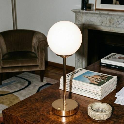 Lámpara de mesa Bellagio hierro y vidrio inalámbrica - Imagen 4