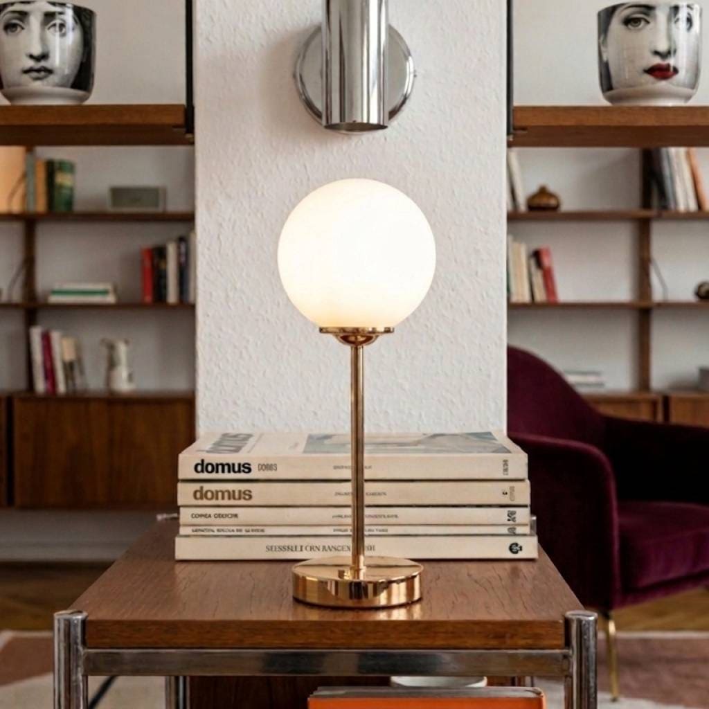Lámpara de mesa Bellagio hierro y vidrio inalámbrica - Imagen 2
