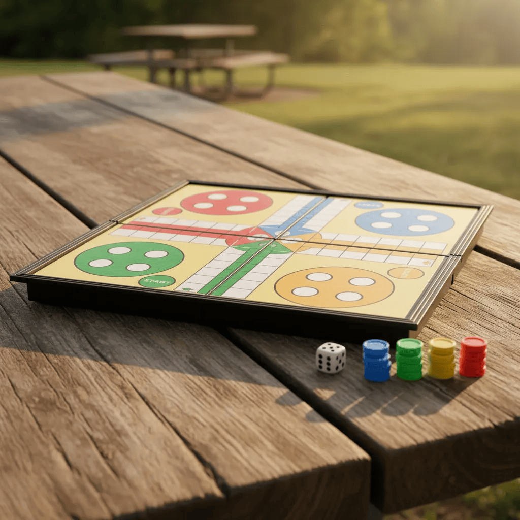 Juego De Mesa Ludo Magnético Plegable