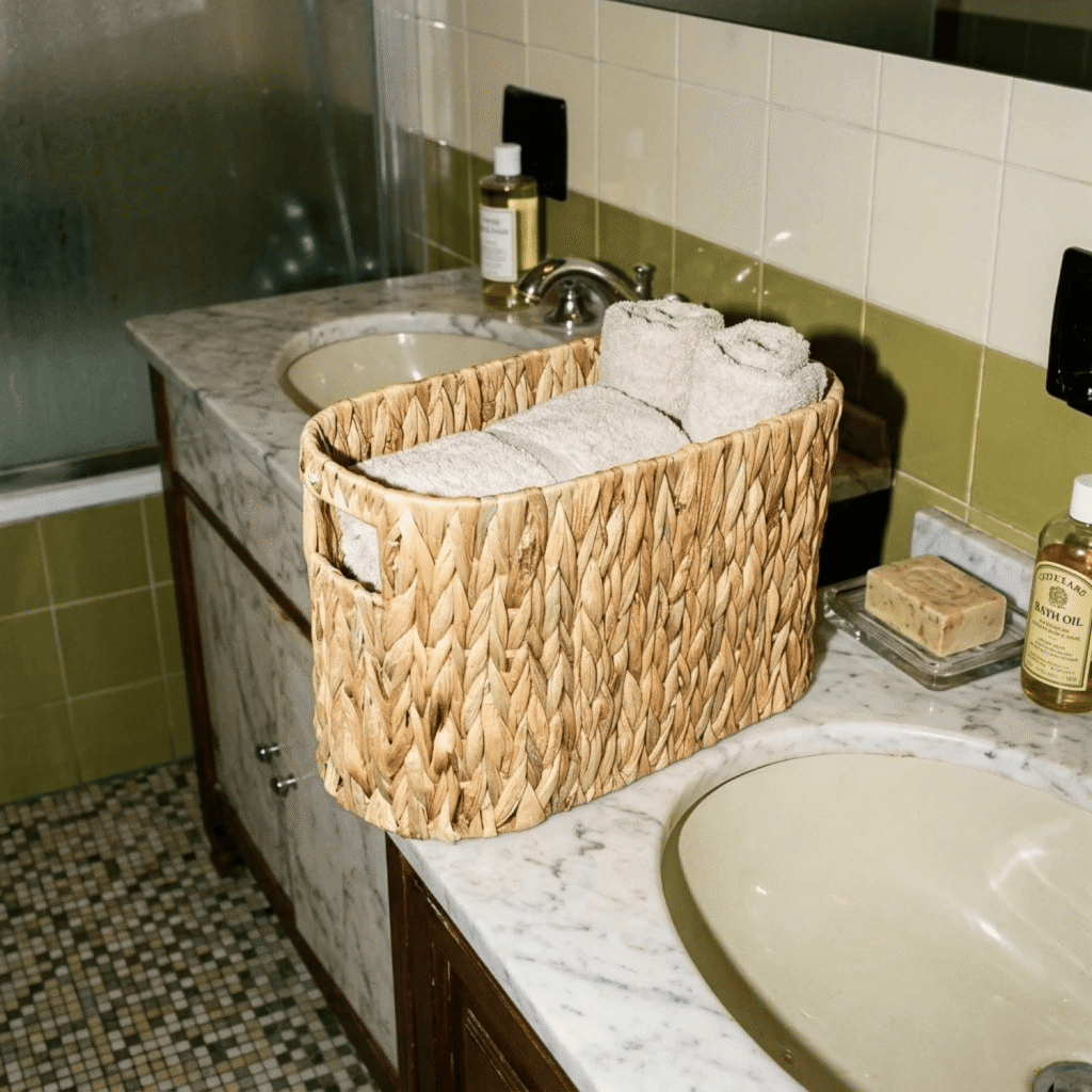 Cesta cuadrada Jacinto de agua