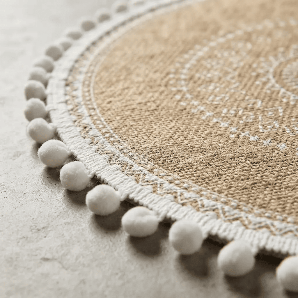 Individual De Yute Con Borlas - Imagen 3