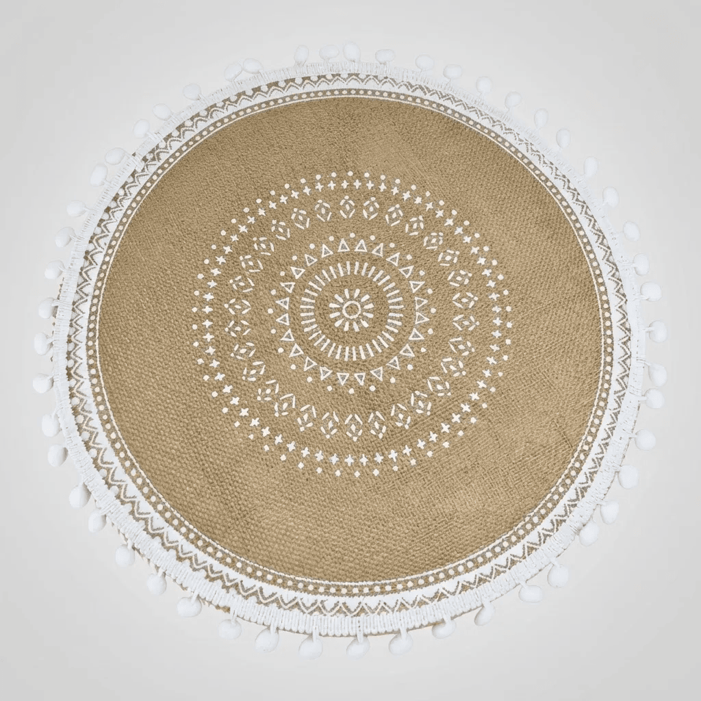 Individual De Yute Con Borlas - Imagen 4