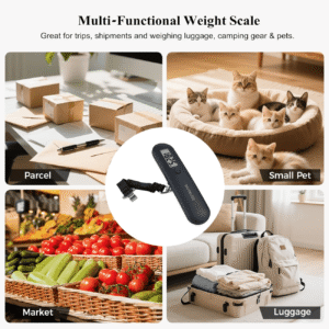 Balanza digital portátil para equipaje – Hasta 50 kg