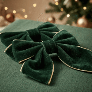 Moñas aterciopeladas decoración Navideña