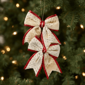 Moñas Aterciopeladas Adorno navideño