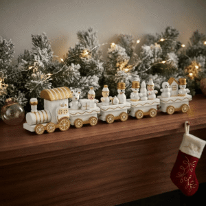 Tren Adorno Navideño de madera