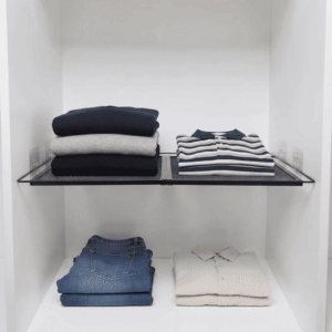 Estante extensible con 4 enganches adhesivos