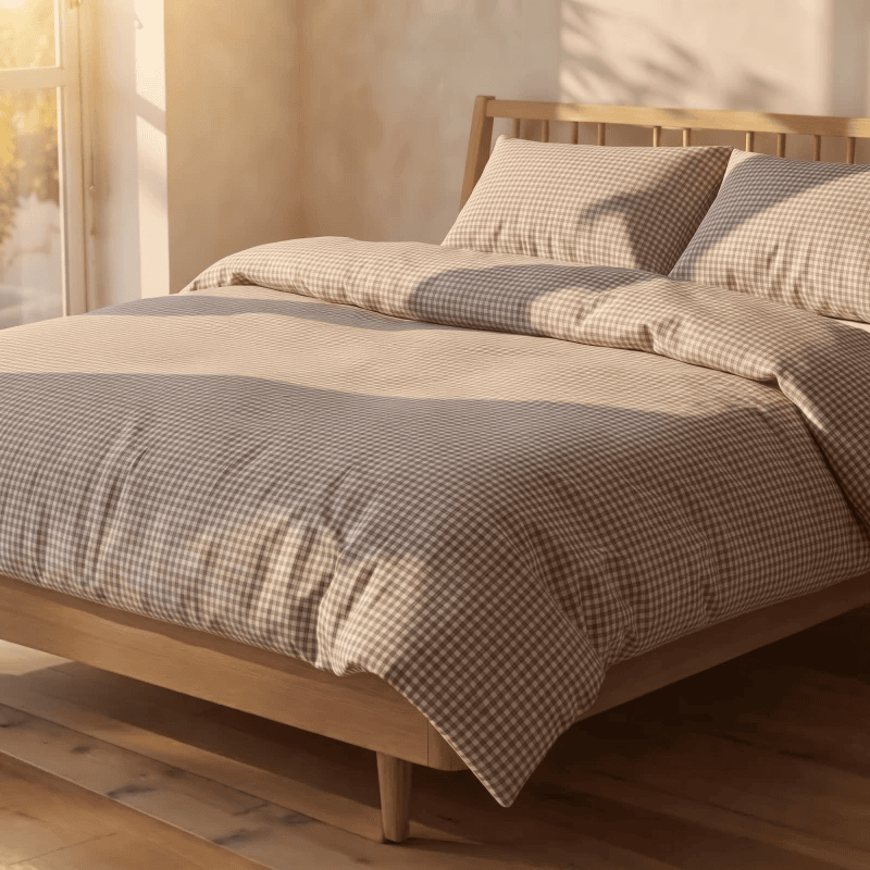 Funda nórdica de acolchado + 2 fundas de almohada de algodón - Imagen 6